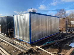 Фото Блок контейнер металлический БК-01 вагонка 6х2.4  (Аренда 1мес) №3