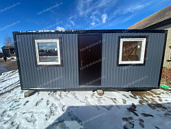 Фото Блок-контейнер БК-21 6х2.4 Вагонка 6х2,4 RAL 7024 (АРЕНДА 1МЕС) №2