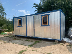 Фото Блок-Контейнер Распашонка с двумя перегородками БК-04 ДВП 6х2,4 (АРЕНДА 1МЕС) №2