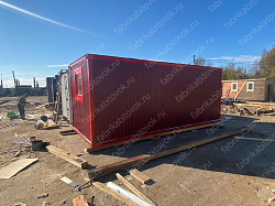 Фото Блок Контейнер12 6х2.4 цветной профлист с линолеумом №3